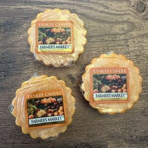 NWT Yankee Candle Wax Melts Farmers Market Set of 3
